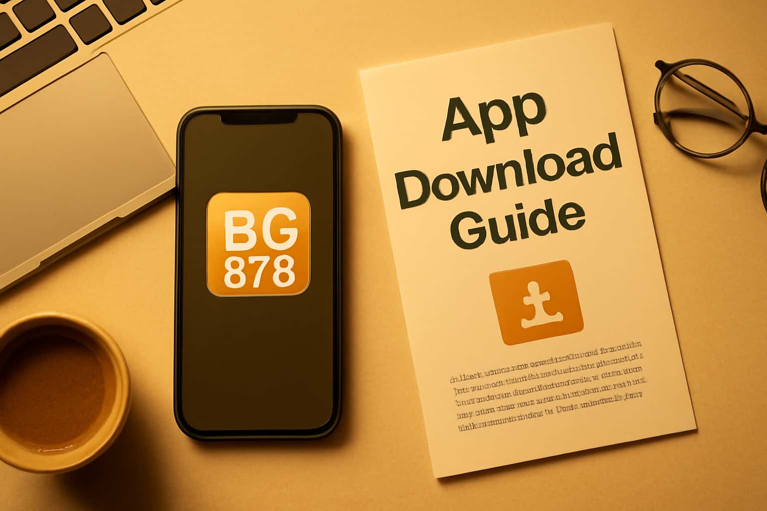 A visual representation of the BG 678 App Download Guide in a high-tech design.