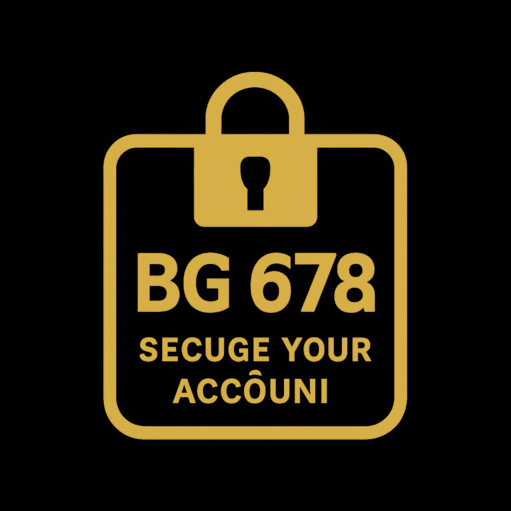 Icon depicting BG 678 account security.